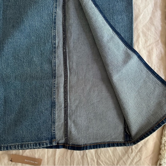 *NWT* Daria High Rise Denim Maxi Skirt (25) - Picture 12 of 14